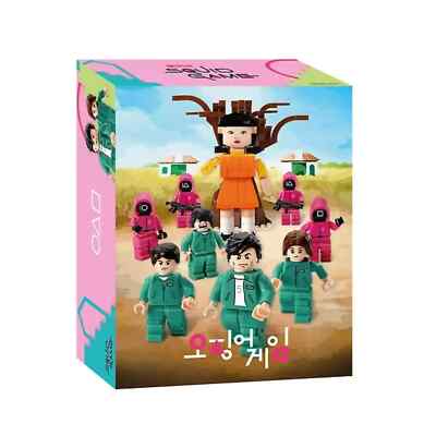 Netflix Squid Game 2 x Oxford Bricks Building Blocks Red Light, Green Light