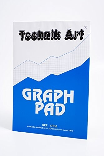 Technik Art A4 Graph Pad 5mm Quadrille XPG6 40 Leaf - Picture 1 of 6
