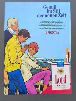 Lord Extra Genuß im Stil der neuen Zeit retro 1966 Vintage Ad Werbung Reklame V9