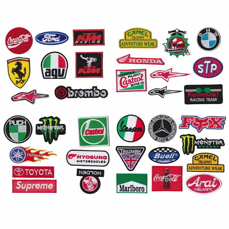 Wholesale Lot Car Motorcycle Racing Auto Motor Sew Iron on Embroidered Patch - Image 3 of 4