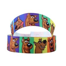 Scooby Doo Cartoon Character 1" Wide Repeat Ribbon Sold in Yards - USA SELLER