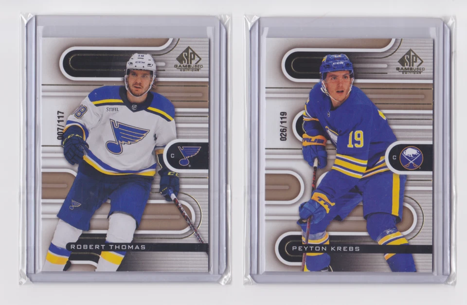 2022-23 UD SP GAME USED GOLD BASE PARALLEL /100 + DRAFT YEAR - DROP DOWN LIST - Image 3 of 4