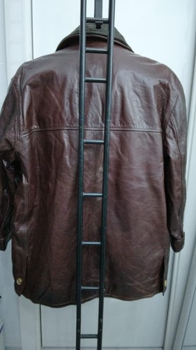 ARFANGO Giacca in Pelle usato uomo man Tg 54 MARRONE XYM760L - Foto 6 di 12