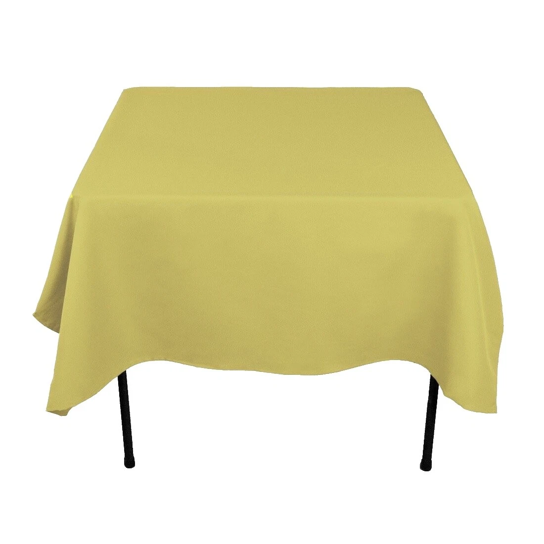 100% Polyester Solid Pattern Square Tablecloths