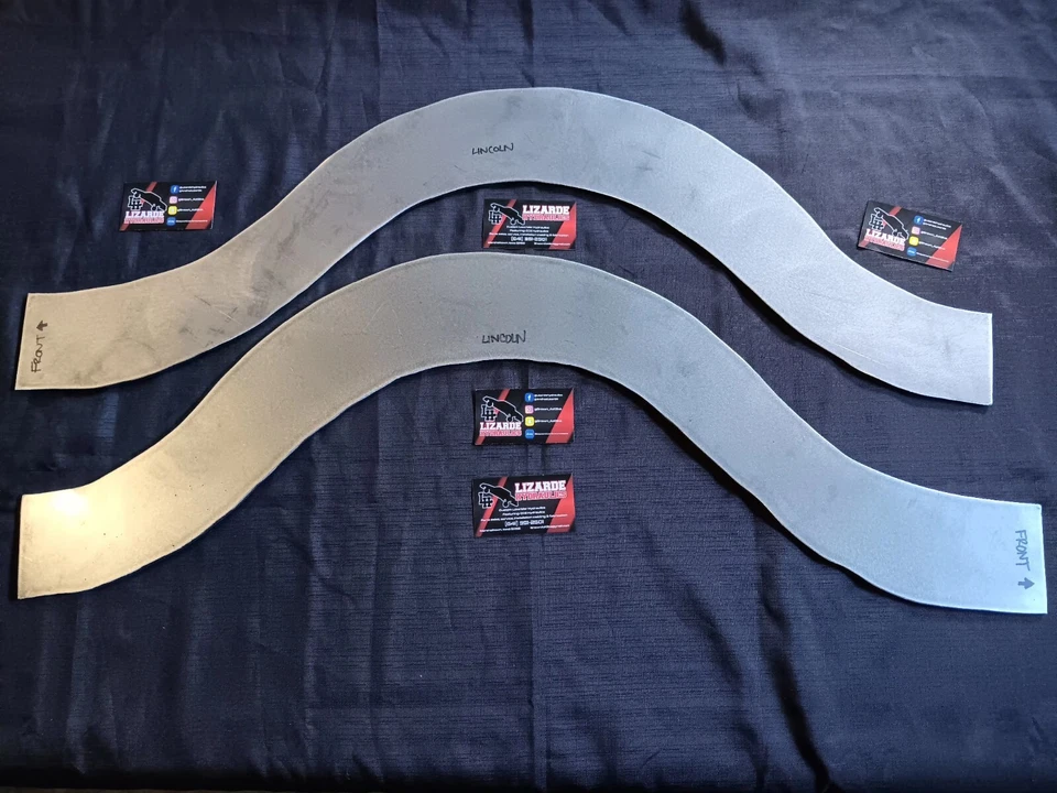 Lowrider Hydraulics, placas de refuerzo de arcos exteriores traseros Lincoln * (2 piezas) Foto 2 de 2