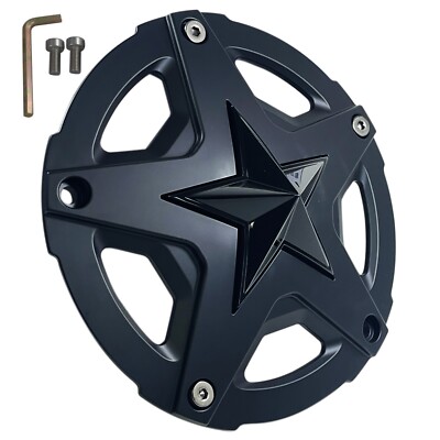 XD Series Black Wheel Center Cap for 4/5/6/8L XS827 Rockstar III RS3 XD827 RS3