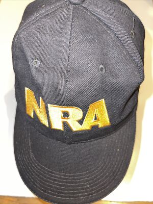 NWOT NRA Adult Black Embroidered Gold Logo w/ Flag  display picture 3
