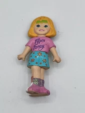 Vintage Playskool 1991 Flip'n Fancy 4" Outfit Head & Shoe Swapping Doll