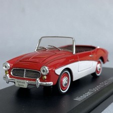 Mini Car Norev Nissan Sports S211 1959 1973 1/43 Scale Model Car vol 27 Opened