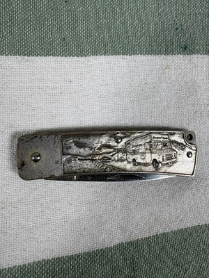 Kershaw 5250 Snap-On Tools Pocket Knife Japan Vintage Commemorative Truck Pewter