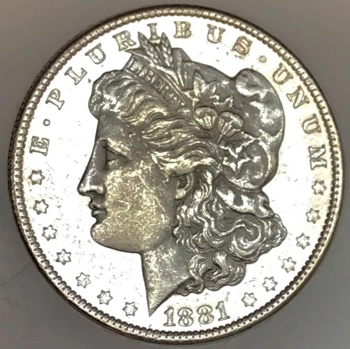 1881 O MORGAN ULTRA PROOF LIKE! DEEP LIQUID MIRRORS! MS+++++KNOCKOUT  NR #64601