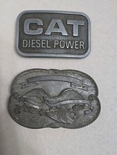 1981 CAT Diesel Power Belt Buckle Caterpillar...