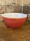 Vintage PYREX 402 Mixing Bowl Pink? Red?
