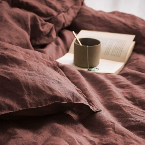 Ropa de cama Marc O'Polo Valka Earth Red 200 x 220 cm - Imagen 3 de 3