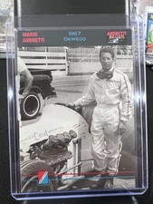1992 COLLECT-A-CARD Formula 1 Mario Andretti #15 1967 Oswego Sprint Car Champ.