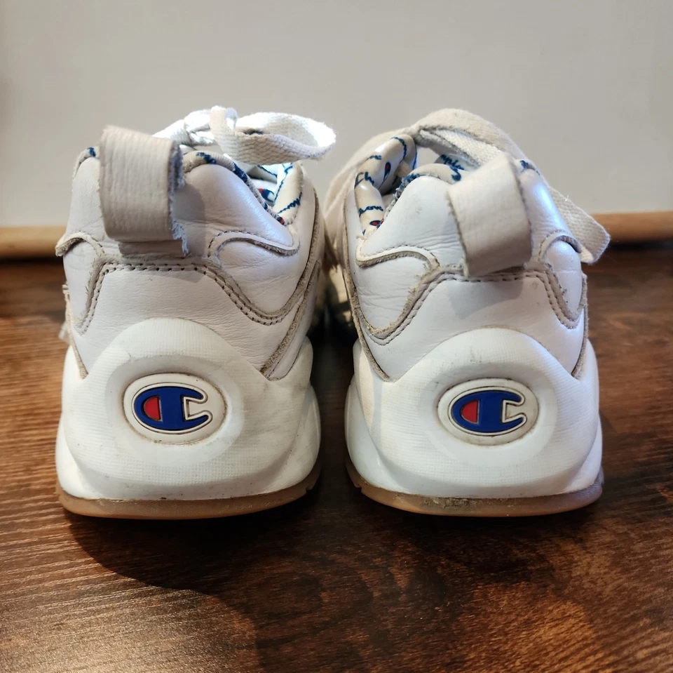 Champion Kid's 93Eighteen Big C White Training Sneakers CM100100Y Size 6Y - Image 4 of 4