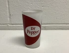 Vintage Dr. Pepper  Milk Glass Soda Glass Tumbler