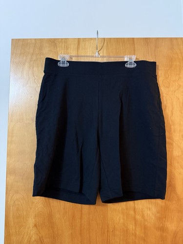 Pure Jill Black J. Jill Shorts Pull On Stretch Pima Cotton Blend NWT Medium