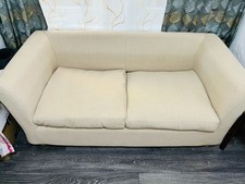 2 Seater Sofa Bed, beige, Used only a few times, Still in good condition With Ma
