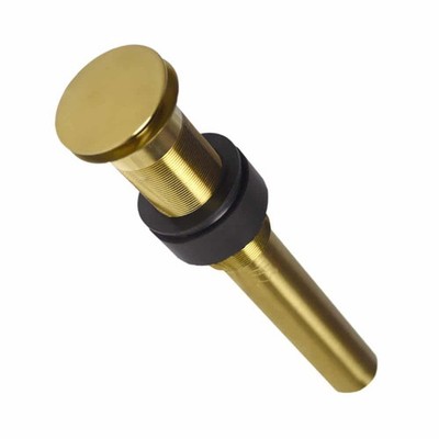 Native Trails DR130 Gold 1-1/2'' Push To Seal Drain Assembly - Includes Pop-Up