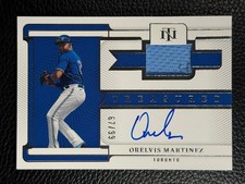 2023 National Treasures Treasured Orelvis Martinez 67/99 Auto Jersey 