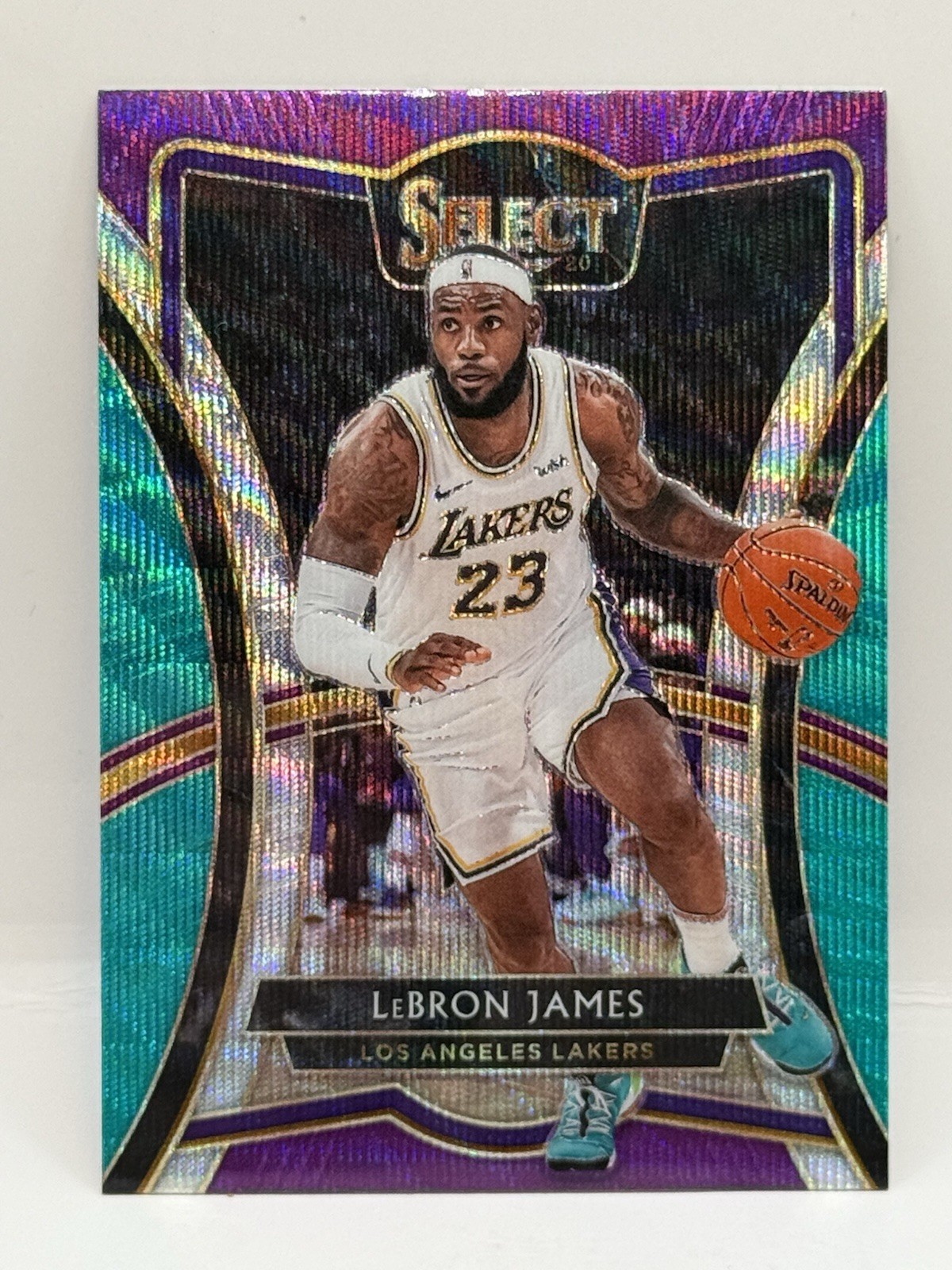 2019-20 Panini Select Premier Level Tri-Color Prizm LeBron James #173