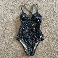 Kona Sol Target Animal Print One Piece Women  s Swimsuit Size S