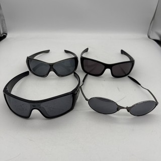 Lot Of 4 Oakley Sunglasses Glasses (For Parts/Damaged) Need Lenses Etc