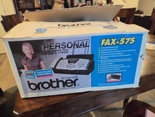 Brother Fax 575 Personal Plain Paper Fax Machine Phone Copier ~ NEW / Open Box