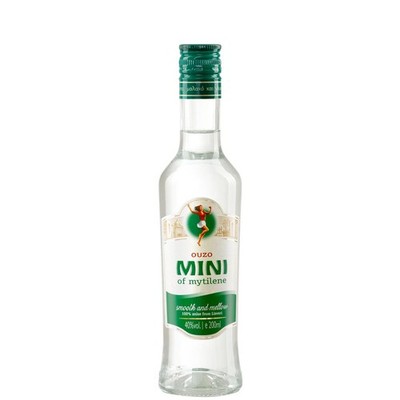 Ouzo Mini Mytilini 40% 0,2l Epom | Der aromatische Kult Ouzo aus Lesbos