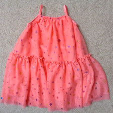 Cat Jack Toddler Girls Dress Tulle with Multi-colored Stars Size 3T