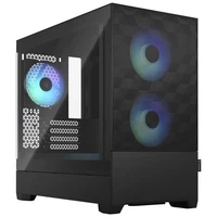 Fractal Design Pop Mini Air RGB Clear Tint Micro ATX case, Glass - Black