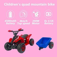 6V Battery Powered Kids Electric Vehicle, Kids Ride on ATV, 4 Wheeler Quad