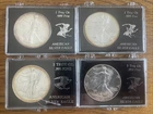 1989 1990 1991 1992 American Silver Eagle 1 oz .999 Fine Silver 4 Coin Set