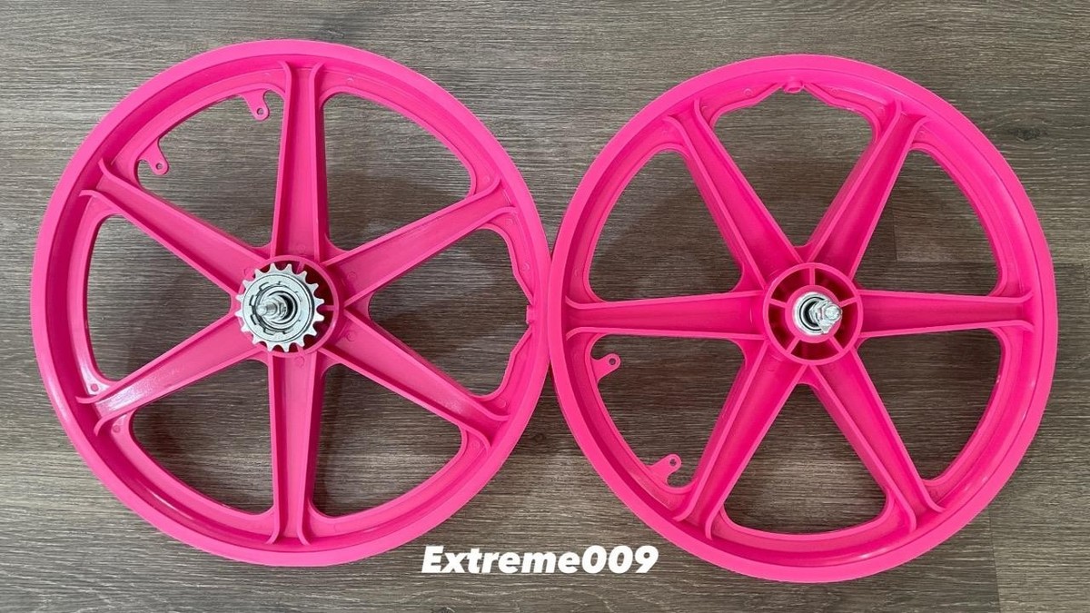 Pink Bmx Mag Wheels 20