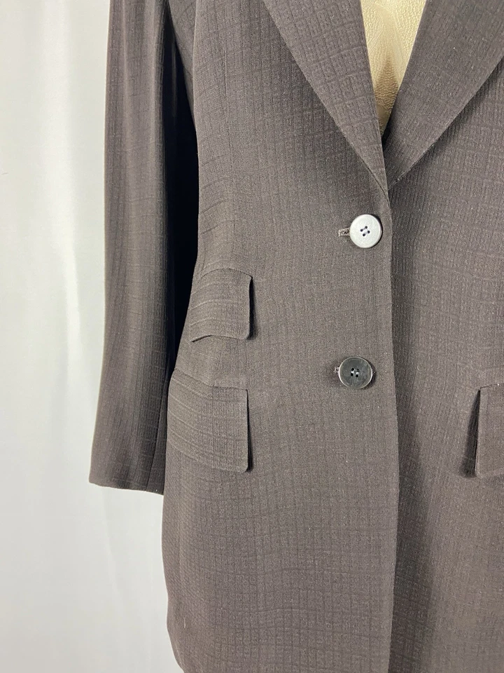 Donna Karan New York Size 6 Vintage Brown Three Piece Suit - Image 3 of 4