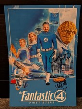 Ebon Moss-Bachrach and Matt Shakman signed 8x12 Fantastic 4 First Steps