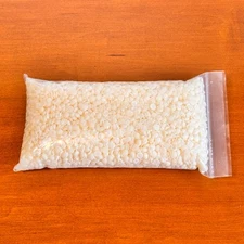 CONTAINER CANDLE WAX NATURAL 8 oz pellets soy wax, coconut wax, beeswax blend