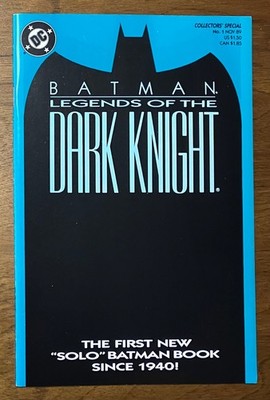Batman Legends of the Dark Knight #1 DC Comics Copper Age 1st Issue Gothic vf/nm