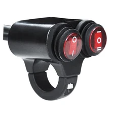 7/8'' Handlebar Double Control Kill Button Switch for ATV Motorcycle Dirt Bike 