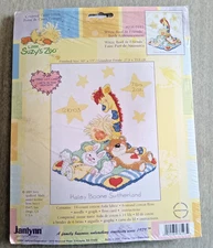 Janlynn Suzy's Zoo Witzy Birth Announcement Counted Cross Stitch Kit 038-0193