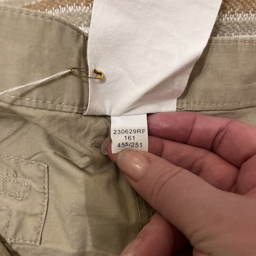 Victoria’s Secret London jeans ladies khaki cargo short 14 NWT - Picture 11 of 14