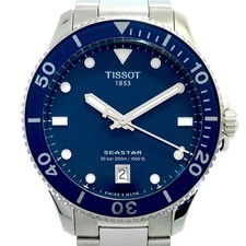 TISSOT Seastar 1000 Quartz Diver Watch, Blue Dial, 40mm wrist 21.0cm/8.3in