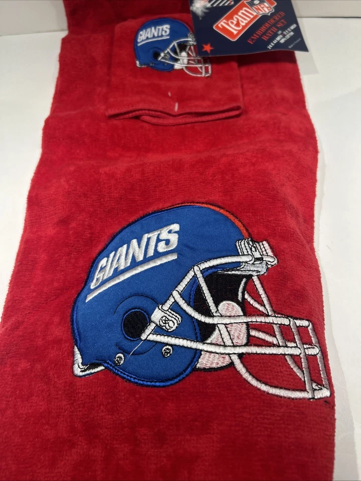 Juego de baño bordado NFL Giants Foto 2 de 4