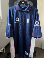 ENGLAND VINTAGE 1998 CRICKET SHIRT JERSEY ASICS sz. 2XL