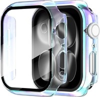 SchutzhüLle FüR Apple Watch 42Mm Hartglas UltradüNn Rundum Displayschutz 2 StüCk