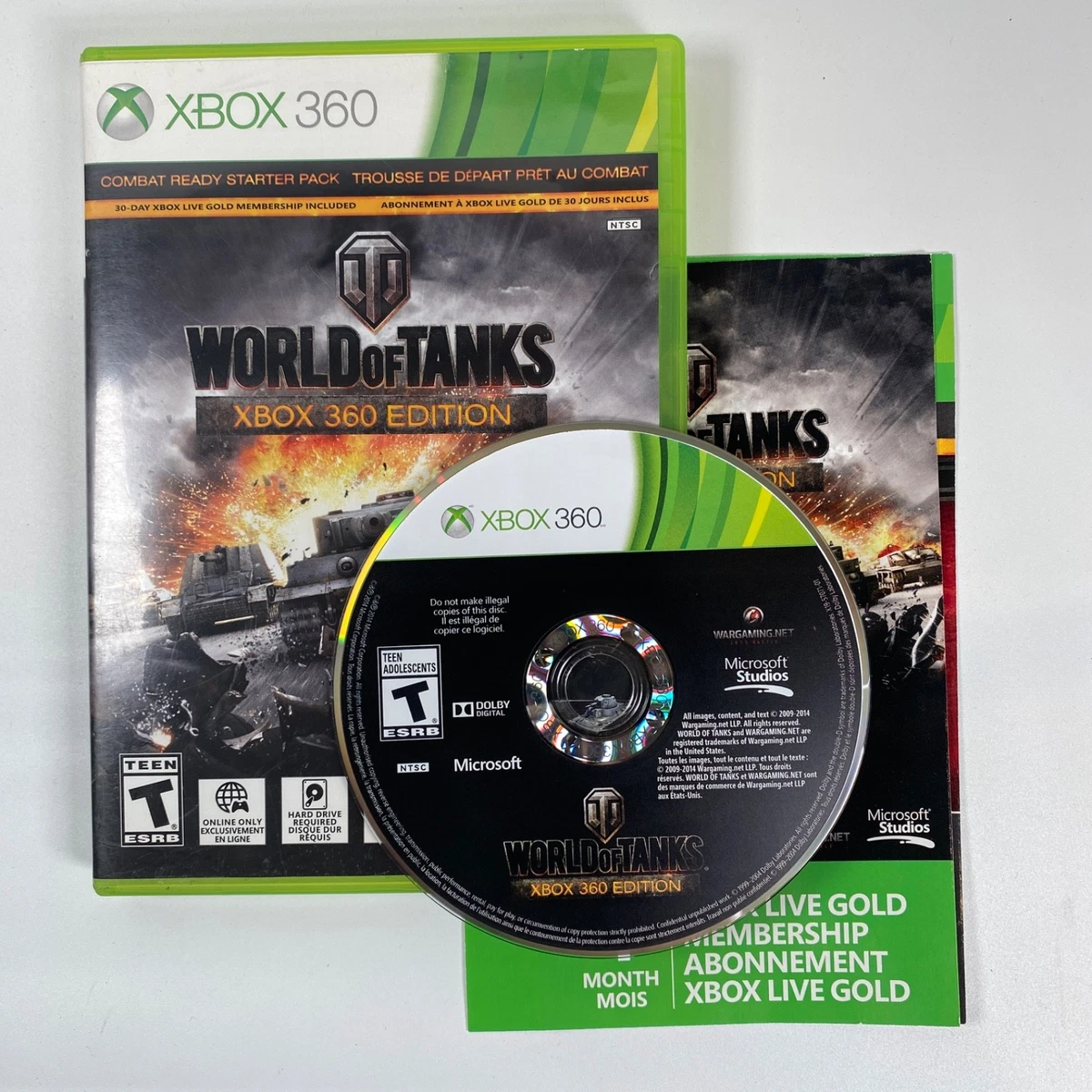 World of Tanks Microsoft Xbox 360 Video Games for sale - eBay