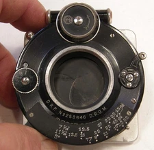 VTG BAUSCH & LOMB PROTAR SERIES VII FOCUS 3/16" LENS W/GERMAN COMPOUND SHUTTER