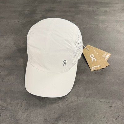 On Cloud Running Lightweight Cap Unisex White Hat Performance Gorpcore NEW