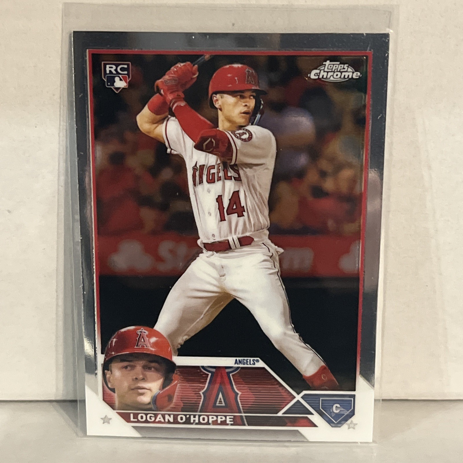 Logan O'Hoppe #188 RC- 2023 Topps Chrome - Los Angeles Angels
